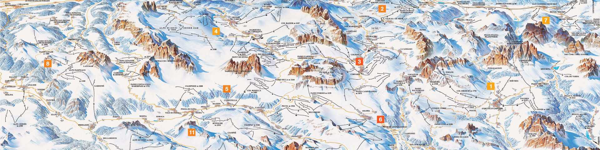 Доломити, бледе планине, скијашки рај: 1.300 километара с једним ски-пасом