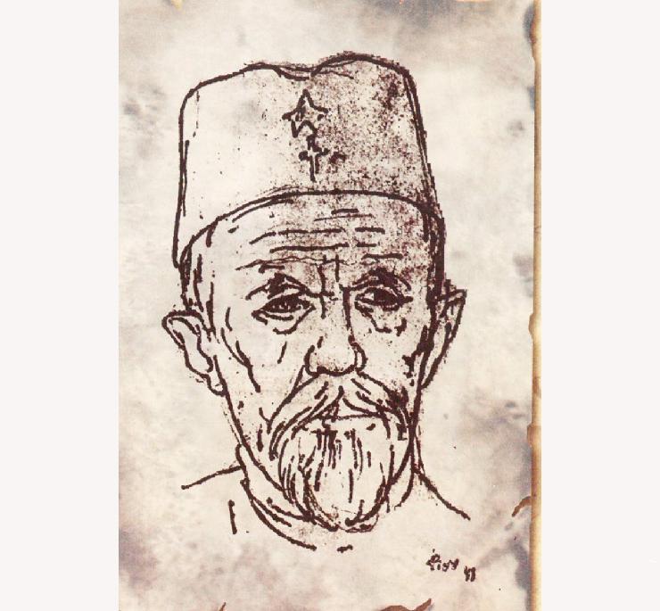 Прота Јевстатије Караматијевић, цртеж његовог сина Пива