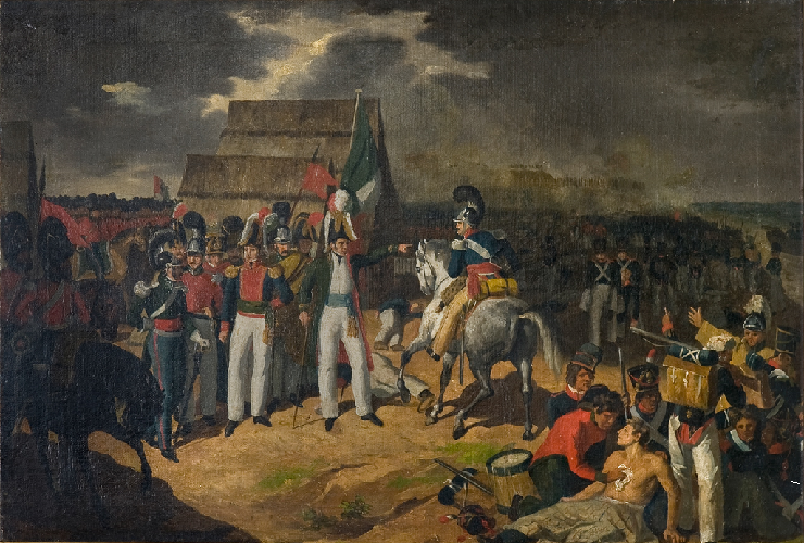 Предаја шпанске војске код Тампика 11. септембра 1829, слика Карлоса Париса