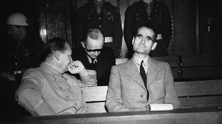 Геринг и Хес у Нирнбершком суду